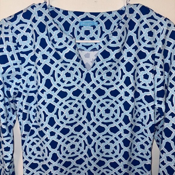 J. McLaughlin Lola Catalina Dress - Sky Blue Royal Blue size XS - Picture 2 of 11